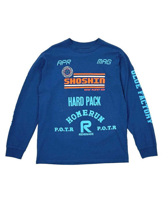 Shoshin Blisters L/S Collab Tee - Blue