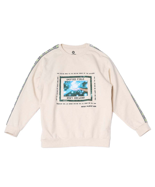 Europa Cosmic Hand Sweatshirt- Natural