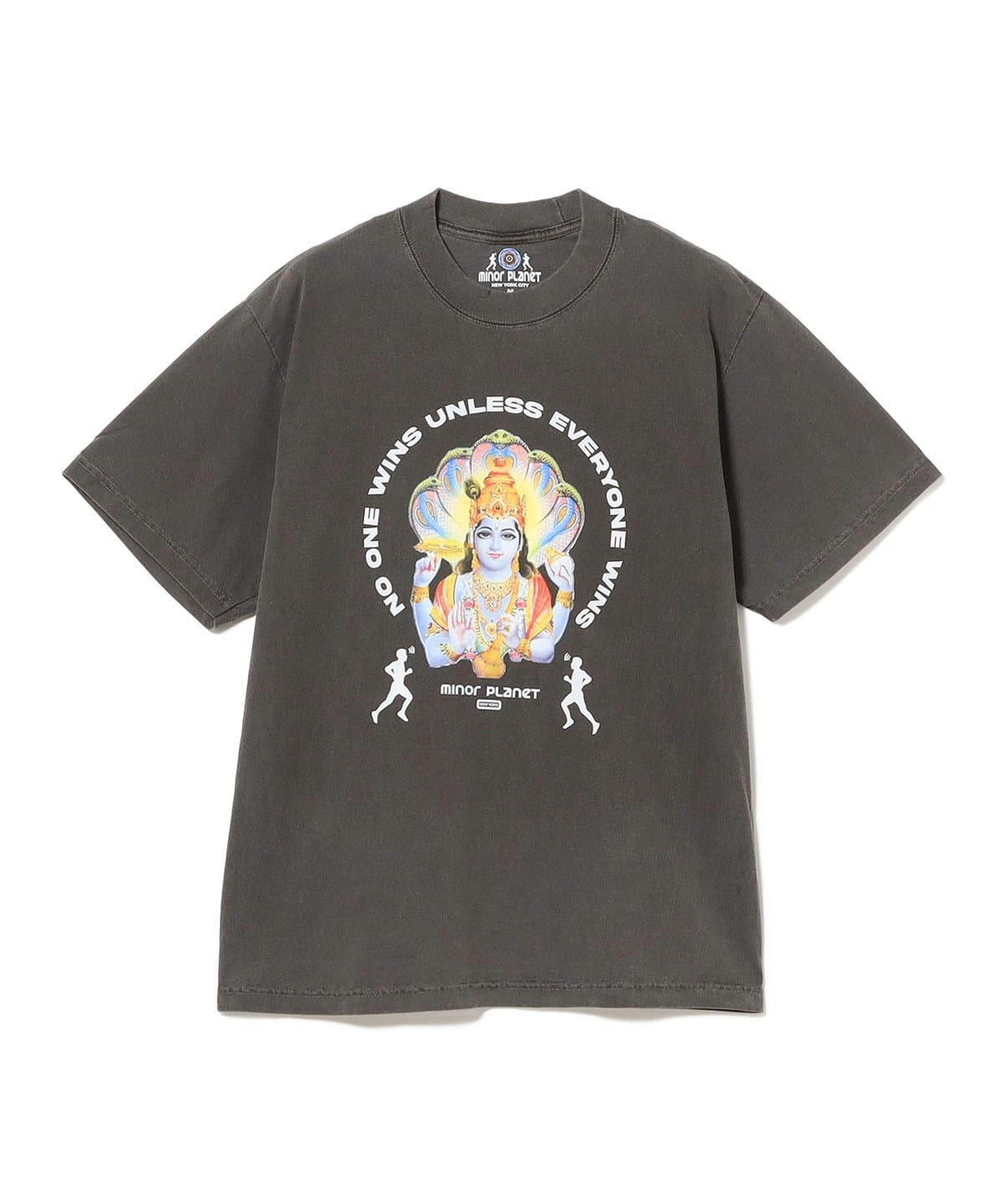 EVERYONE WINS VISHNU TEE - WAHSED BLACK