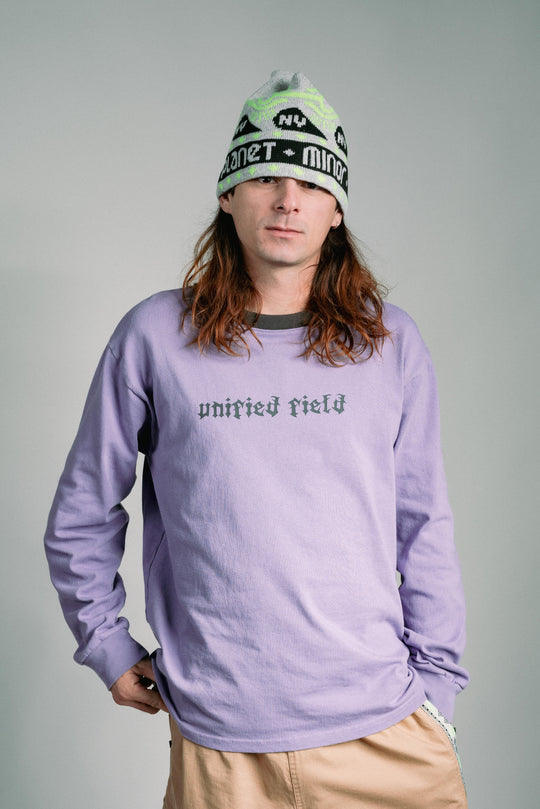 Unified Field L/S Tee- Purple