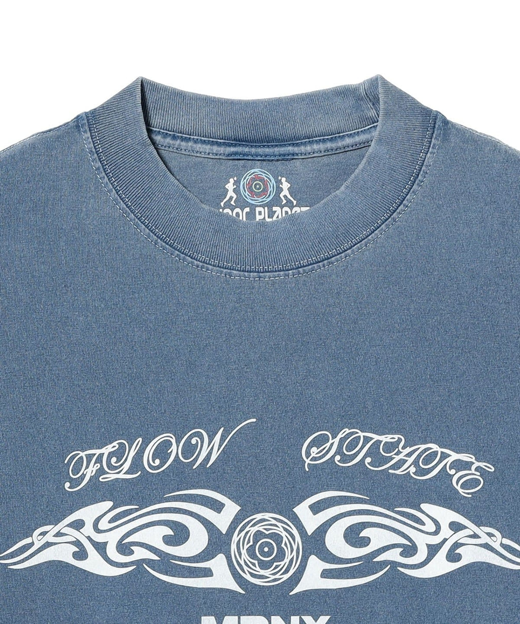 FLOW STATE TEE - WASHED BLUE