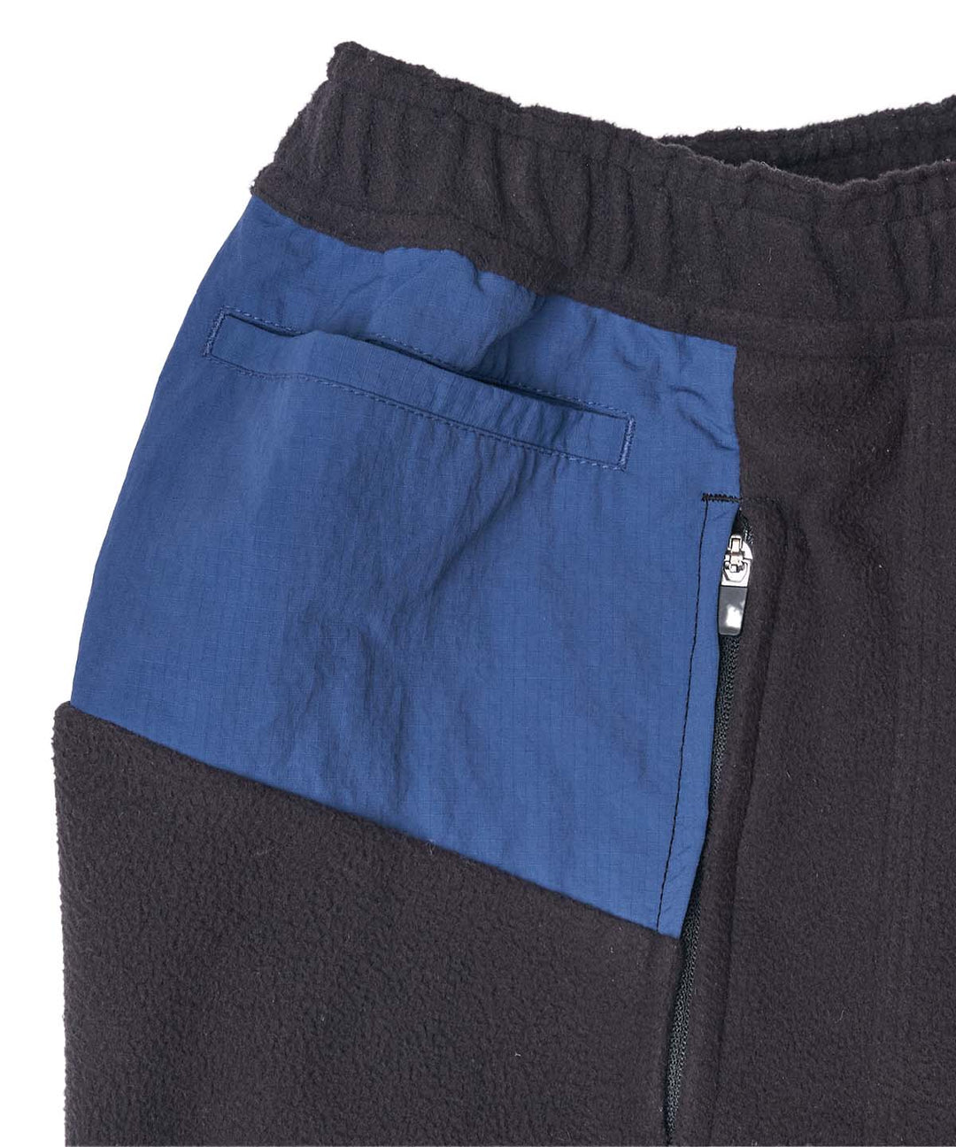 HELIO TRACK PANT- Black Blue Fleece