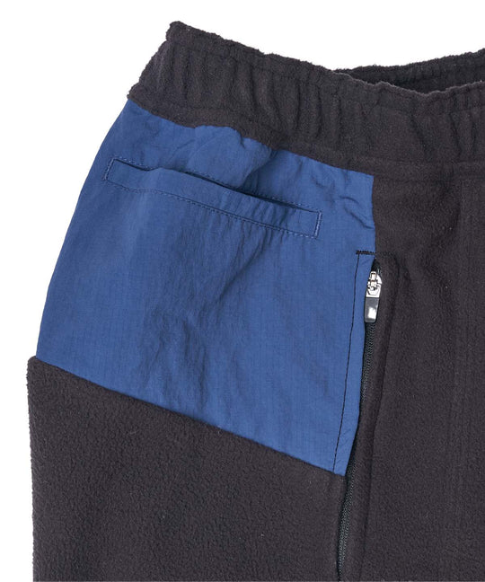 HELIO TRACK PANT- Black Blue Fleece