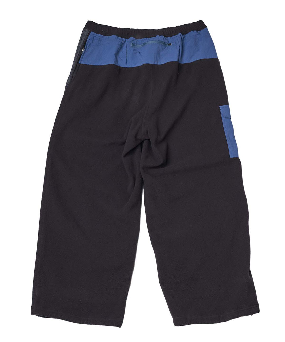 HELIO TRACK PANT- Black Blue Fleece