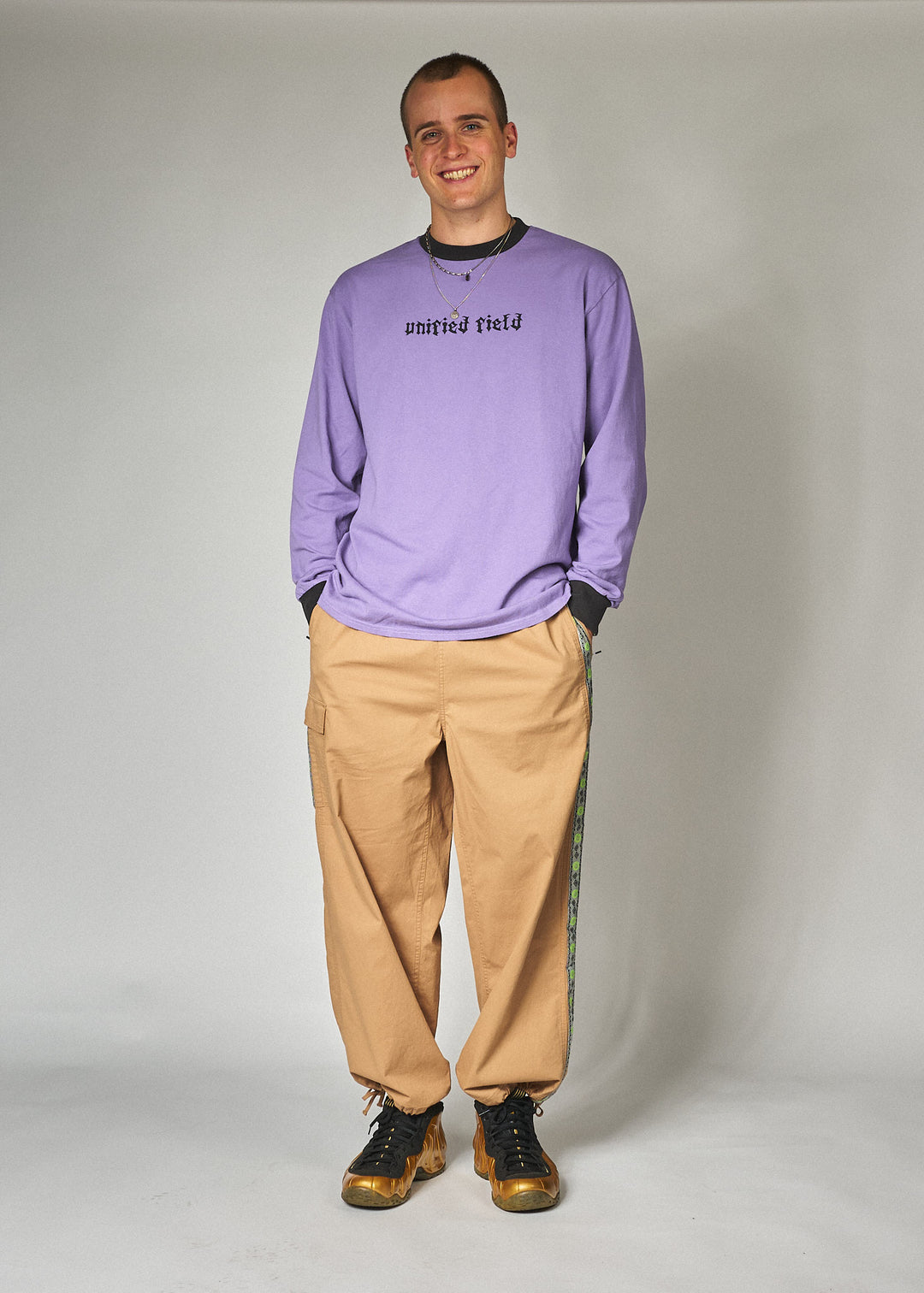 Unified Field L/S Tee- Purple