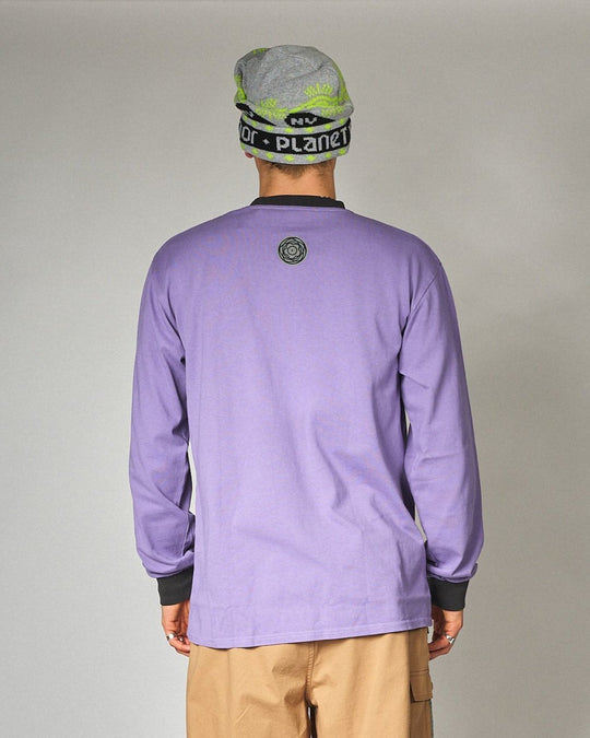 Unified Field L/S Tee- Purple