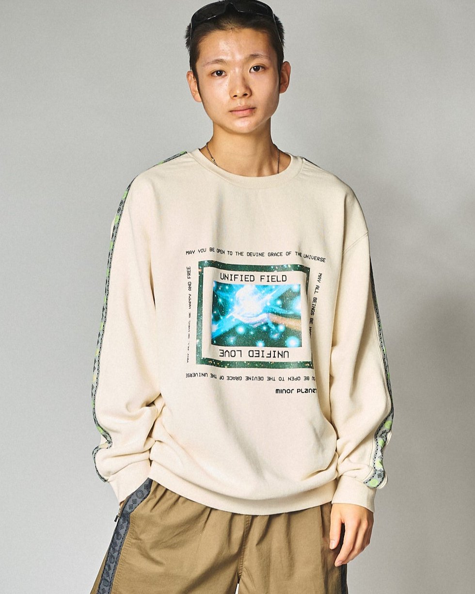 Europa Cosmic Hand Sweatshirt- Natural