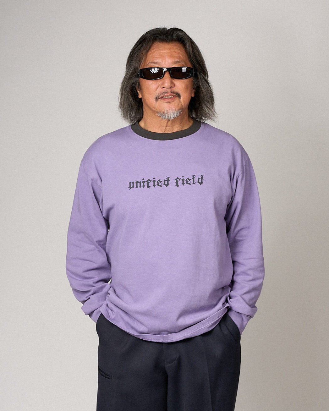 Unified Field L/S Tee- Purple