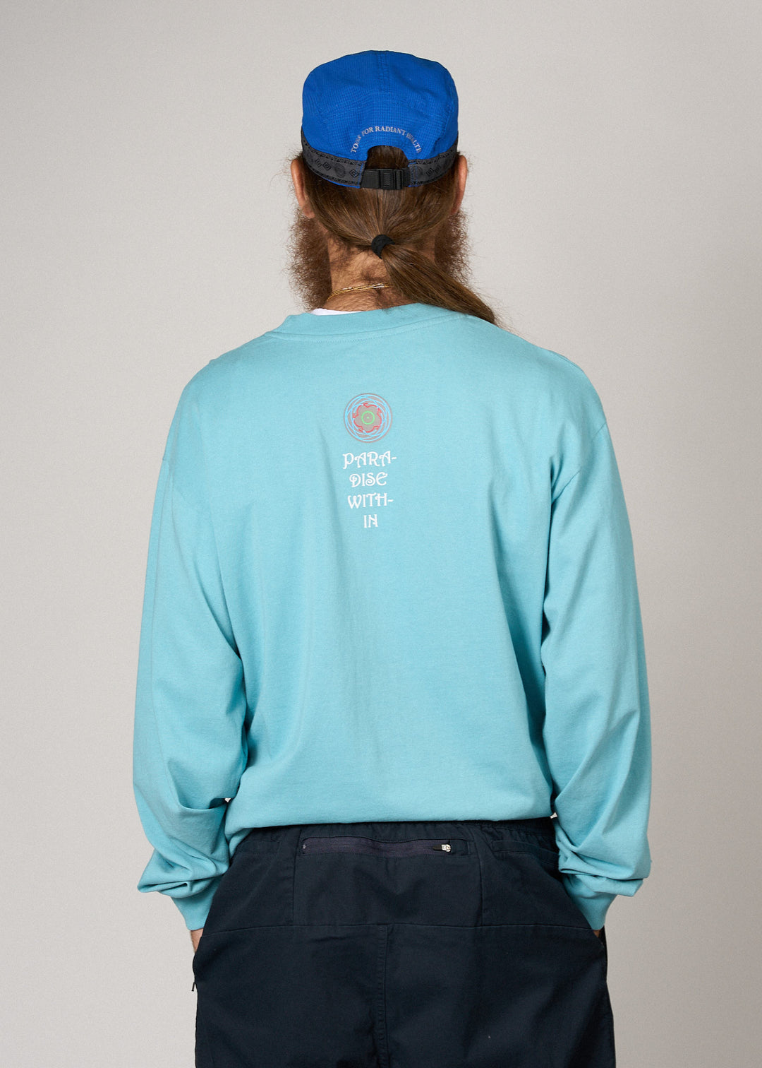 Racer L/S Tee - Light Blue