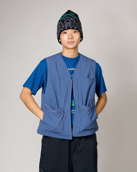 Pamona Indoor Outdoor Vest - Blue