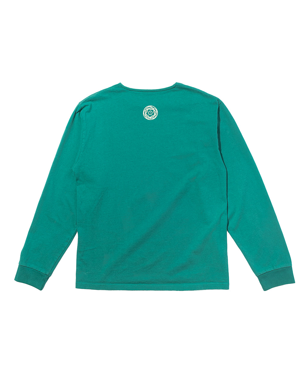 NEW SHOSHIN L/S TEE - ULTRA MARINE GREEN