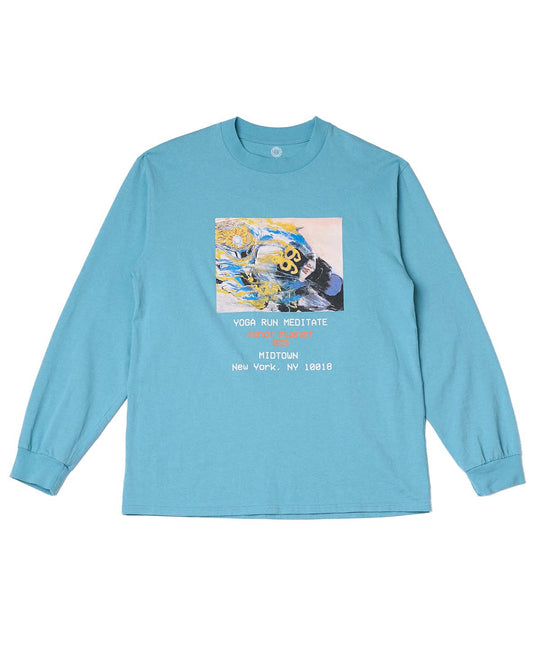 Racer L/S Tee - Light Blue