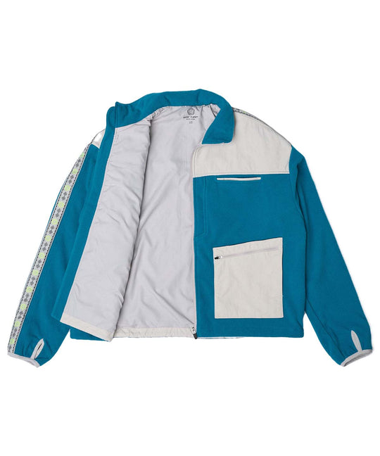 Pamona Winter Running Jacket - Teal/Grey