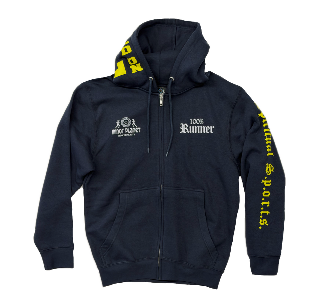Paradise Within Zip Hoodie Navy