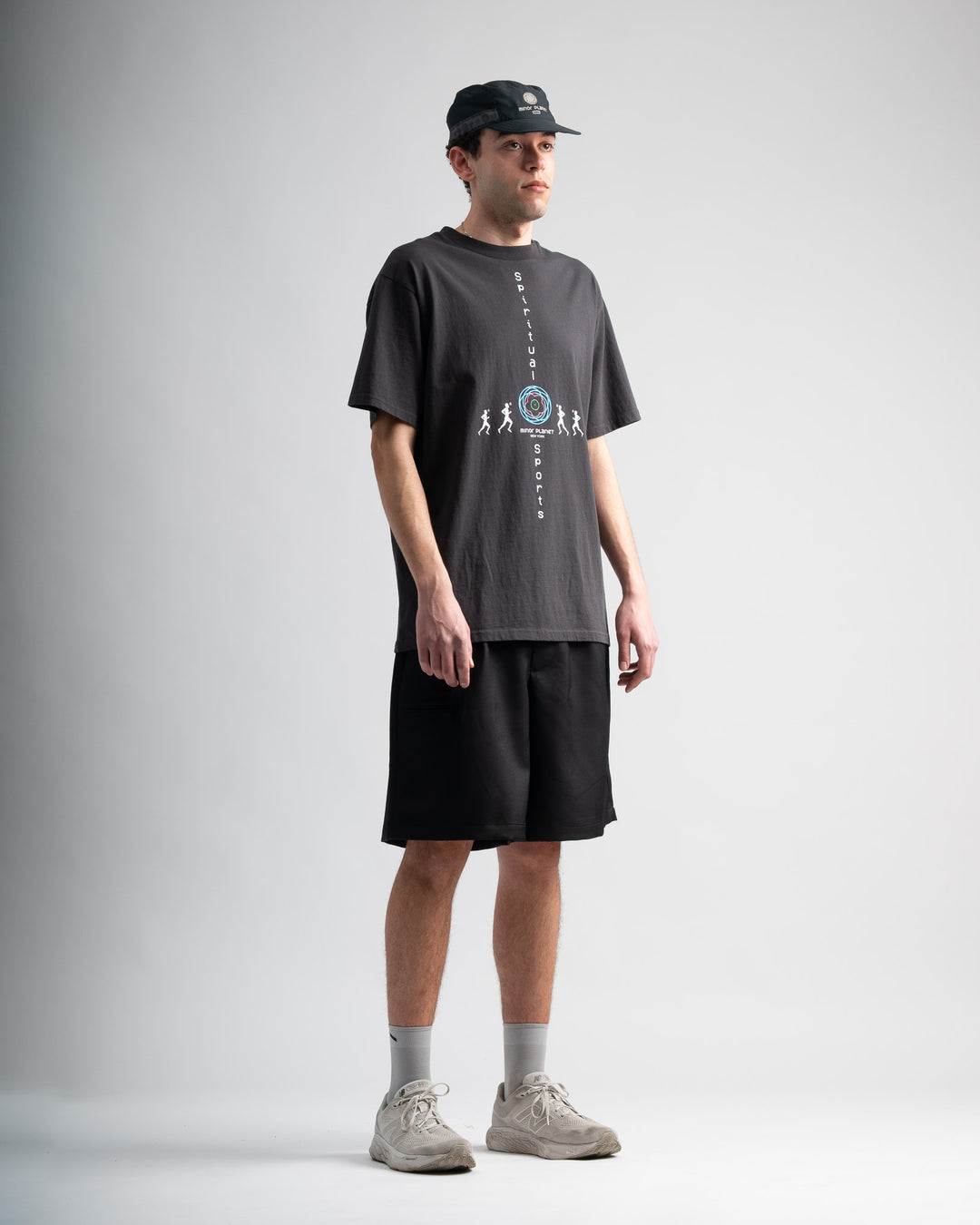 Vertical Spiritual Sports Tee - Black