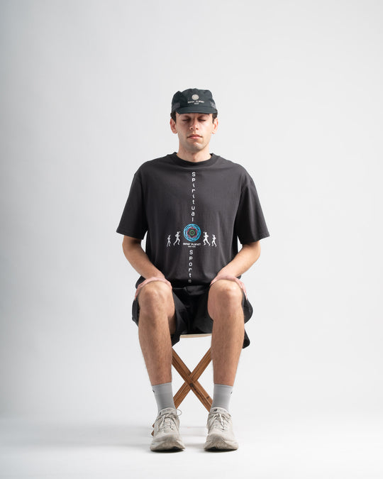 Vertical Spiritual Sports Tee - Black