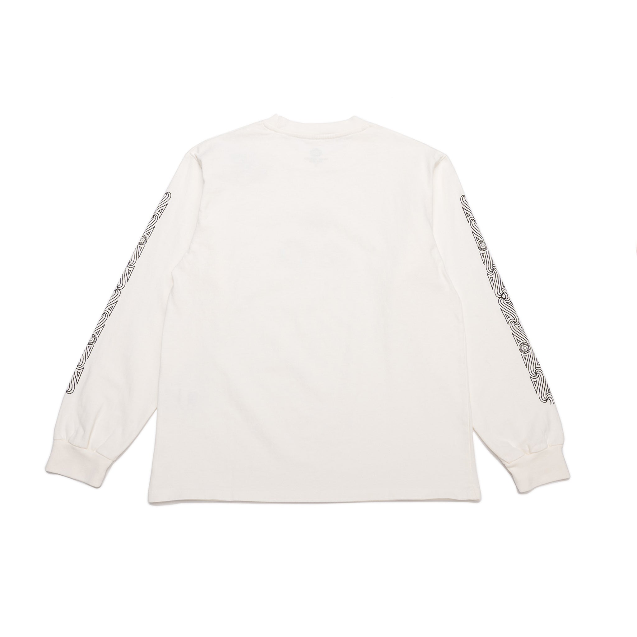 TRI SYMBOL LONG SLEEVE TEE - CLOUD WHITE