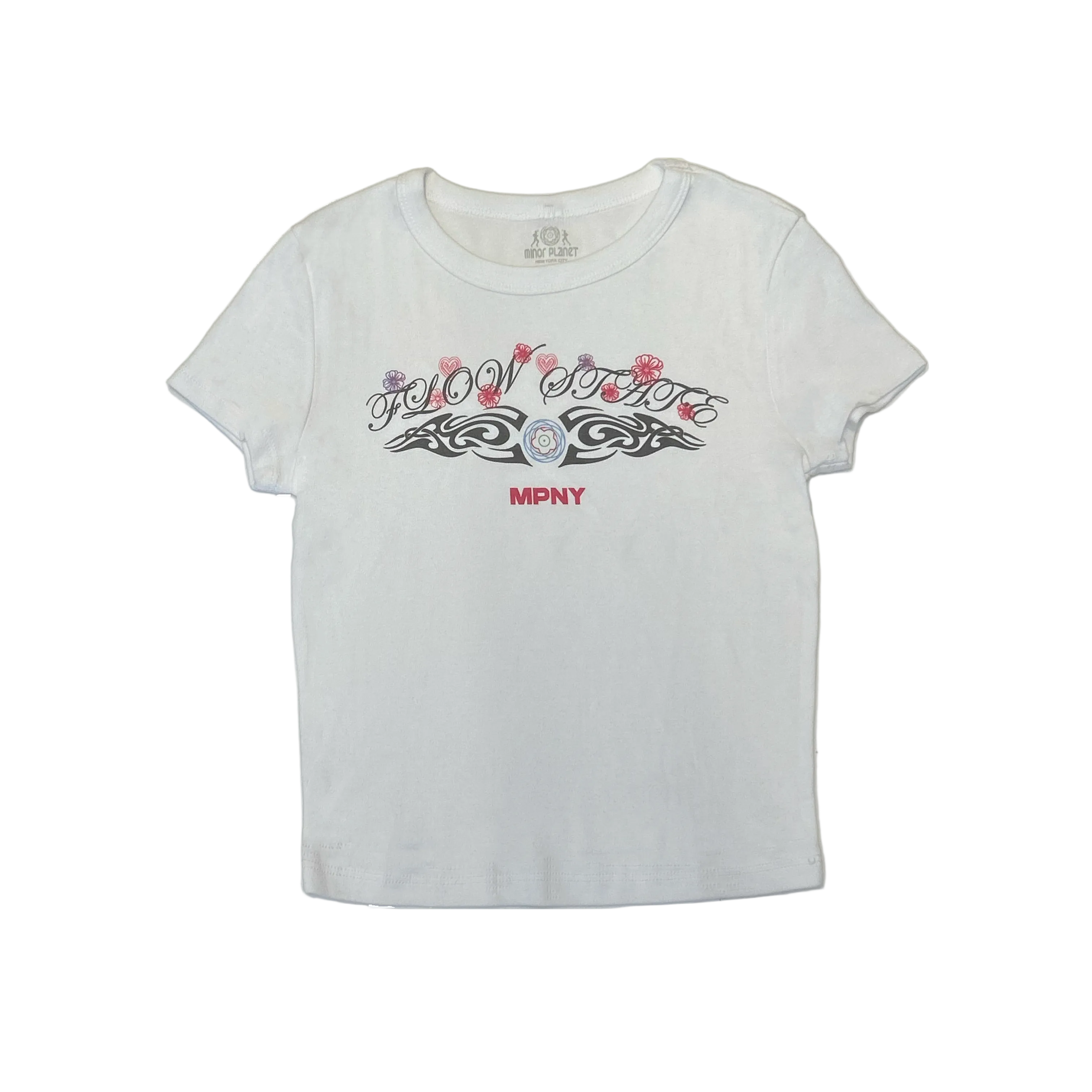 PRE-ORDER FLOW STATE BABY TEE - WHITE