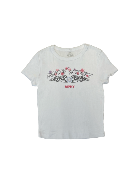 BABY TEE- WHITE