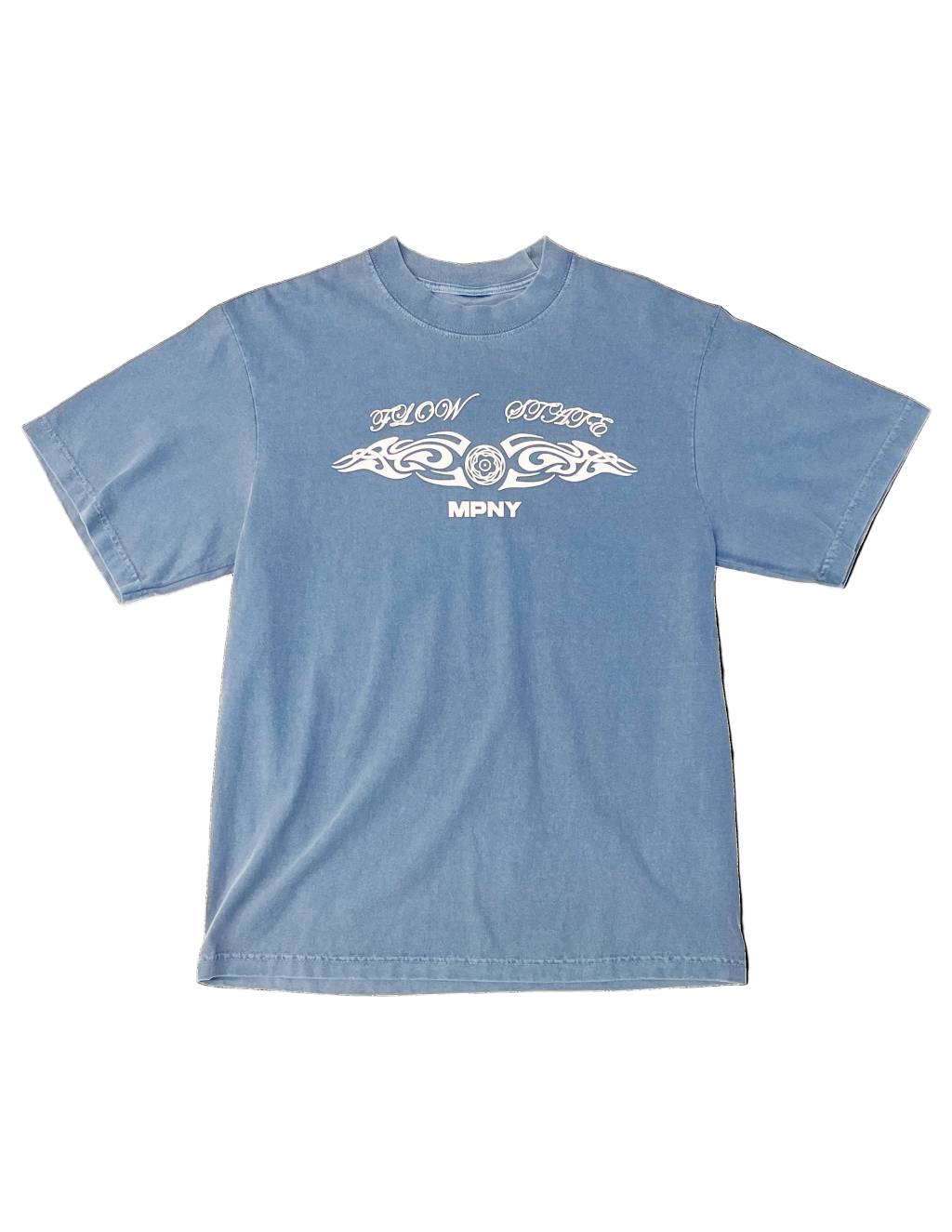FLOW STATE TEE - WASHED BLUE